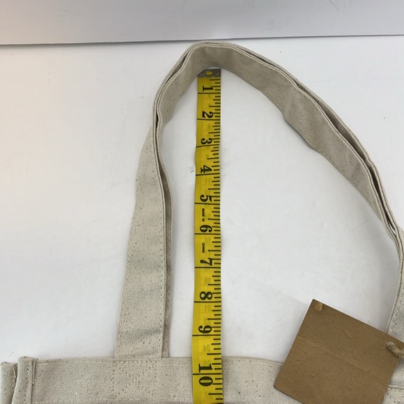 Magnolia Waco, TX Natural/ Ivory & Black Reusable Canvas Tote Market Bag - NWT - Picture 8 of 12